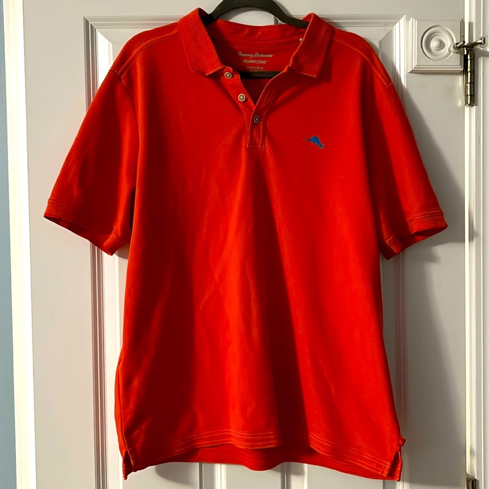 Tommy Bahama Island zone trim fit, orange size XL